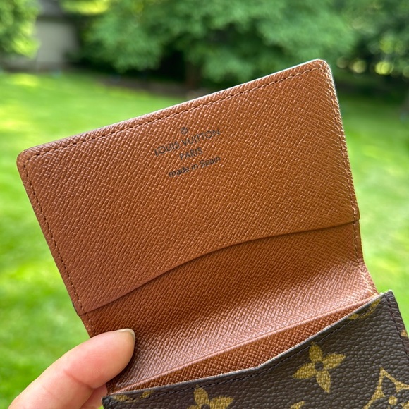 🔥SOLD🔥AUTHENTIC LOUIS VUITTON ENVELOPE CARD CASE   WALLET        CODE # CA0054 - Picture 7 of 16